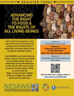 Image promoting meeting to make recommendations for the UN-UPR Report